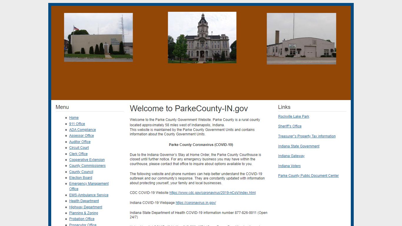 Welcome to ParkeCounty-IN.gov | www.parkecounty-in.gov